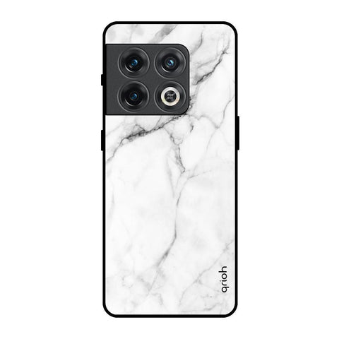 Modern White Marble OnePlus 10 Pro Glass Back Cover Online