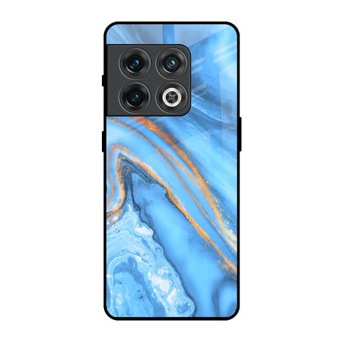 Vibrant Blue Marble OnePlus 10 Pro Glass Back Cover Online