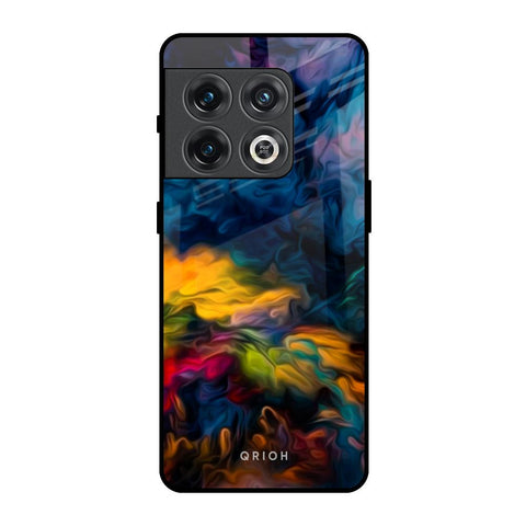 Multicolor Oil Painting OnePlus 10 Pro Glass Back Cover Online