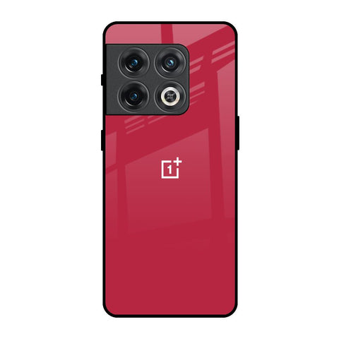 Solo Maroon OnePlus 10 Pro Glass Back Cover Online