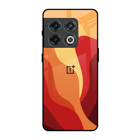Magma Color Pattern OnePlus 10 Pro Glass Back Cover Online