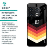 Abstract Arrow Pattern Glass Case For OnePlus 10 Pro