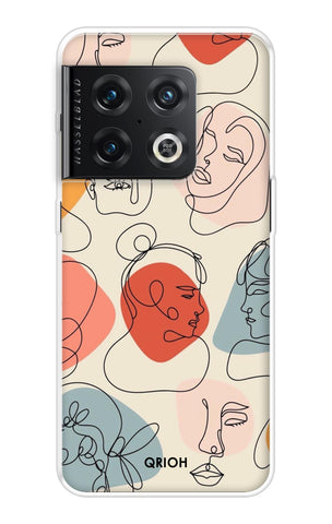 Abstract Faces OnePlus 10 Pro Back Cover