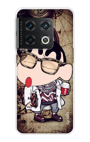 Nerdy Shinchan OnePlus 10 Pro Back Cover