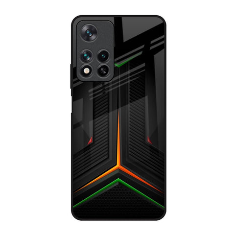 Modern Ultra Chevron Redmi Note 11 Pro 5G Glass Back Cover Online