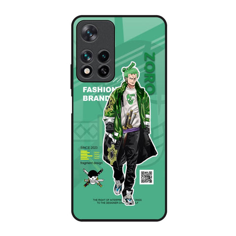 Zoro Bape Redmi Note 11 Pro 5G Glass Back Cover Online