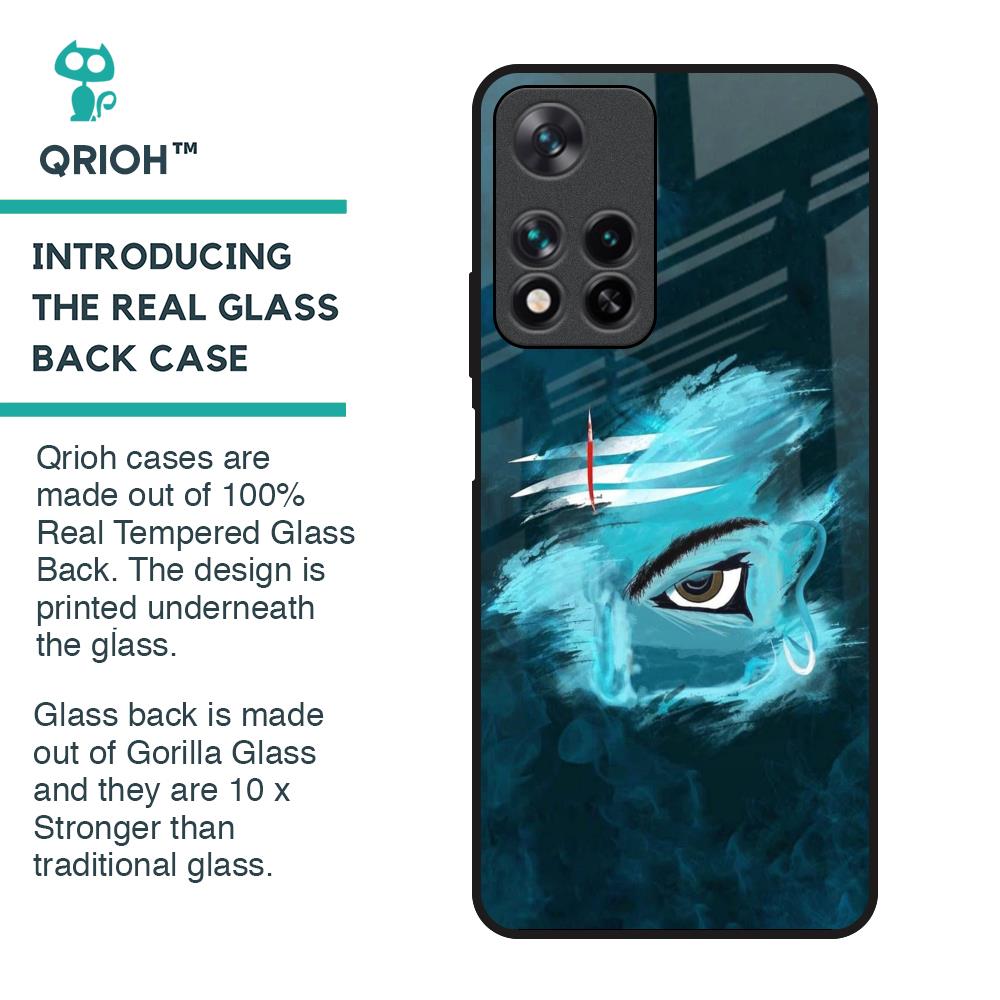 Power Of Trinetra Glass Case For Redmi Note 11 Pro 5G