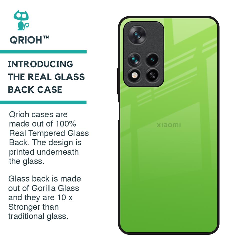 Paradise Green Glass Case For Redmi Note 11 Pro 5G