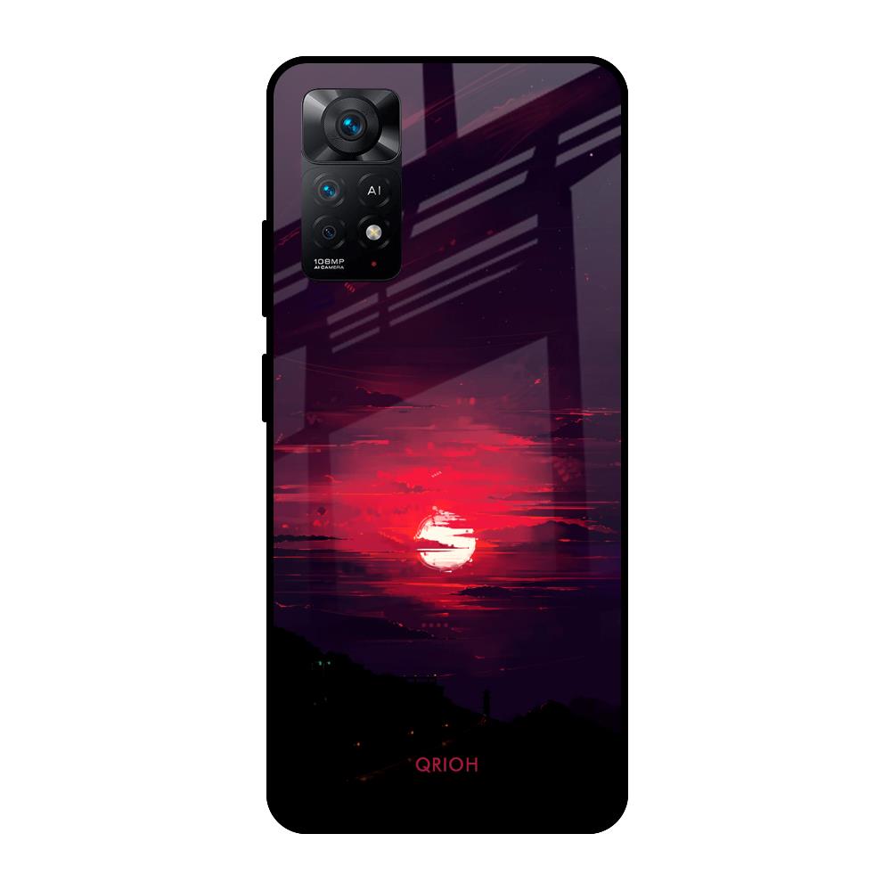 Morning Red Sky Redmi Note 11 Pro 5G Glass Cases & Covers Online