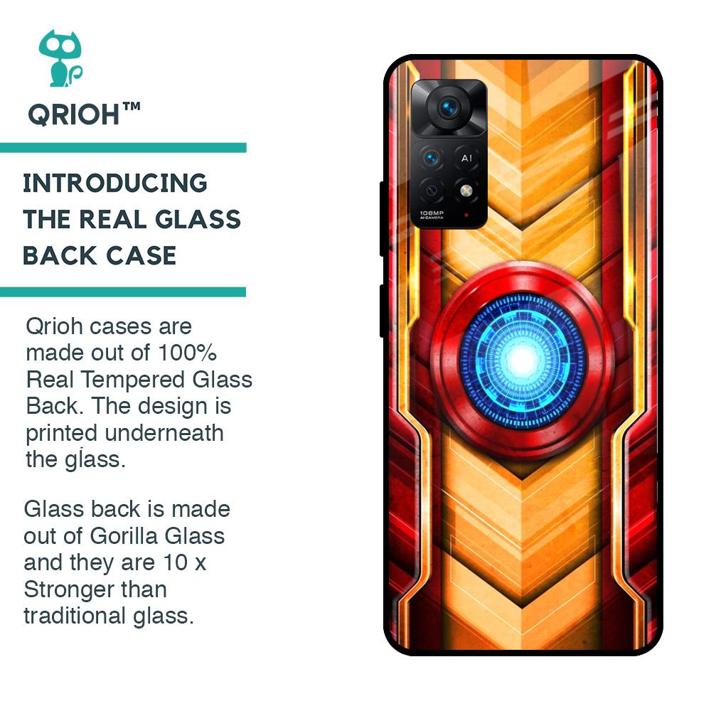 Arc Reactor Glass Case for Redmi Note 11 Pro 5G
