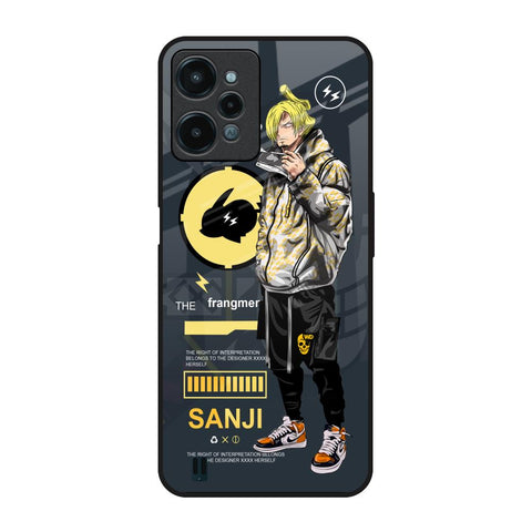 Cool Sanji Realme C31 Glass Back Cover Online