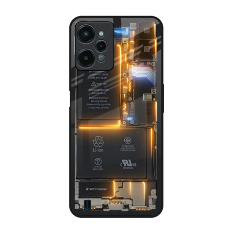 Glow Up Skeleton Realme C31 Glass Back Cover Online
