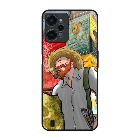 Loving Vincent Realme C31 Glass Back Cover Online