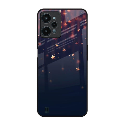 Falling Stars Realme C31 Glass Back Cover Online