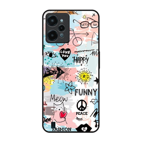 Just For You Realme C31 Glass Back Cover Online
