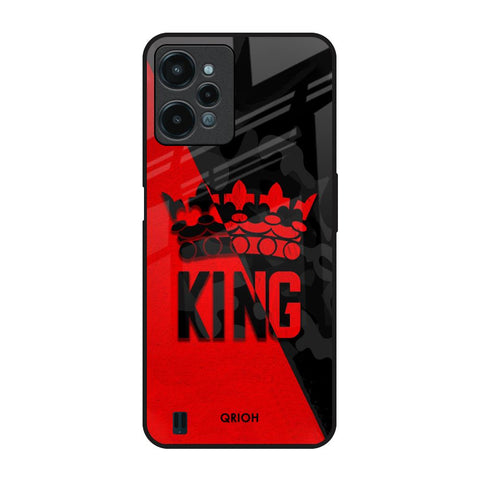 I Am A King Realme C31 Glass Back Cover Online
