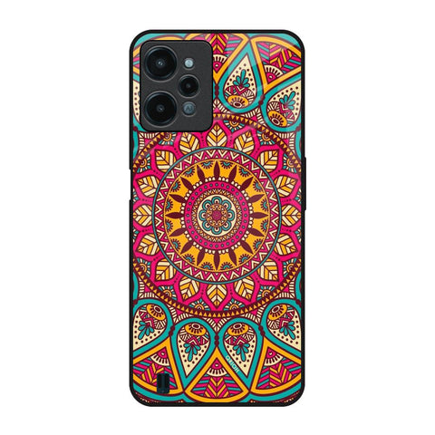 Elegant Mandala Realme C31 Glass Back Cover Online