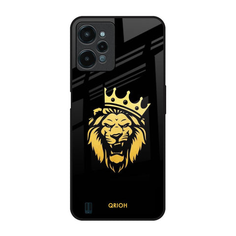 Lion The King Realme C31 Glass Back Cover Online