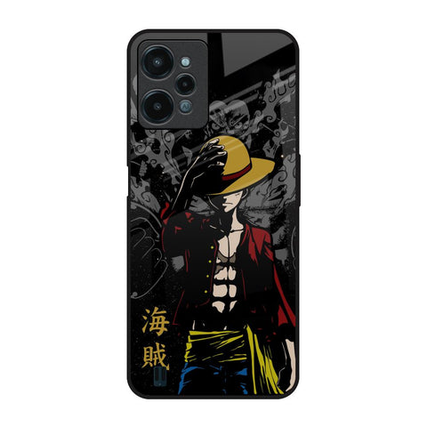Dark Luffy Realme C31 Glass Back Cover Online