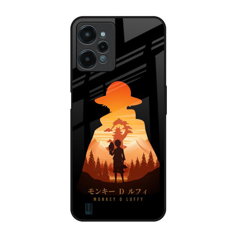 Luffy One Piece Realme C31 Glass Back Cover Online