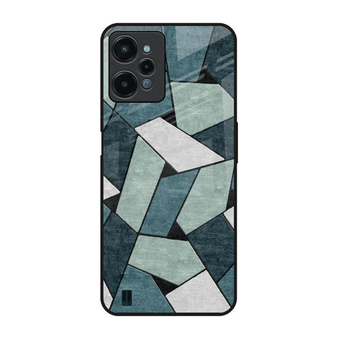 Abstact Tiles Realme C31 Glass Back Cover Online