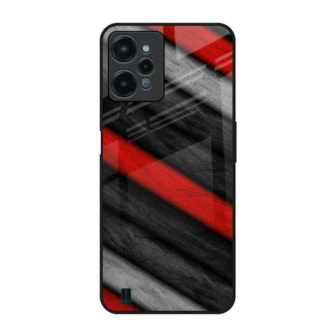Soft Wooden Texture Realme C31 Glass Back Cover Online