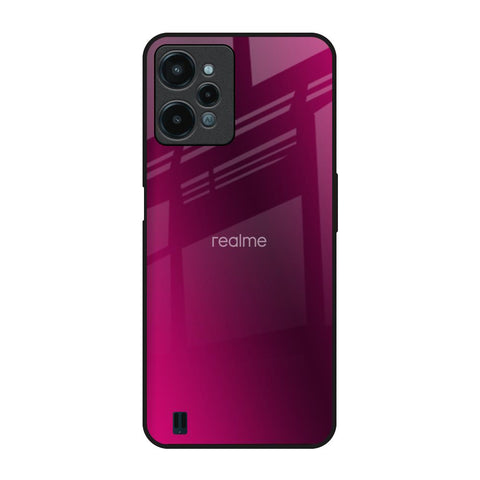 Pink Burst Realme C31 Glass Back Cover Online
