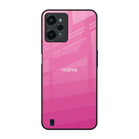 Pink Ribbon Caddy Realme C31 Glass Back Cover Online