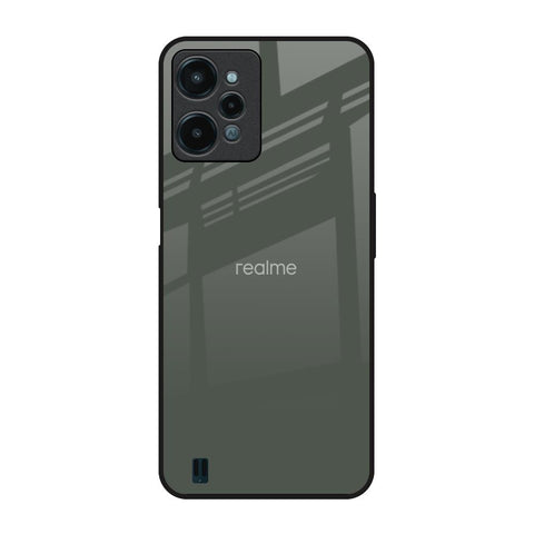 Charcoal Realme C31 Glass Back Cover Online