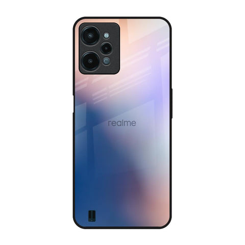 Blue Mauve Gradient Realme C31 Glass Back Cover Online