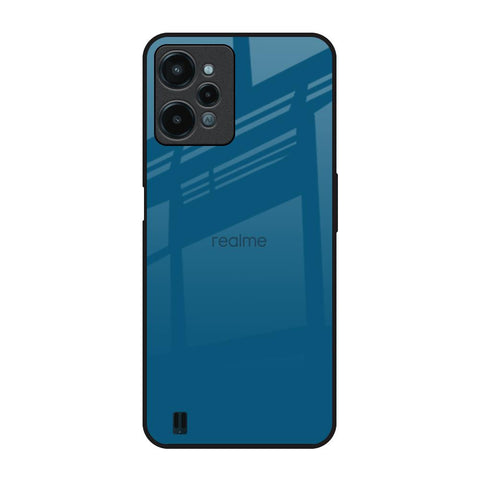 Cobalt Blue Realme C31 Glass Back Cover Online
