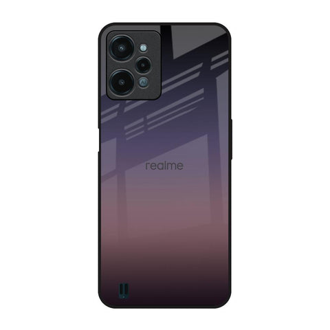 Grey Ombre Realme C31 Glass Back Cover Online