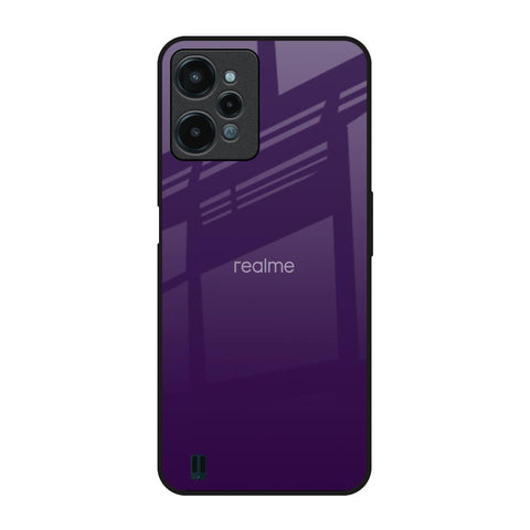 Dark Purple Realme C31 Glass Back Cover Online