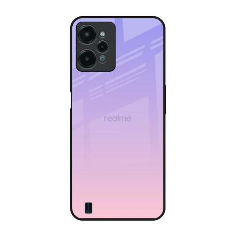 Lavender Gradient Realme C31 Glass Back Cover Online