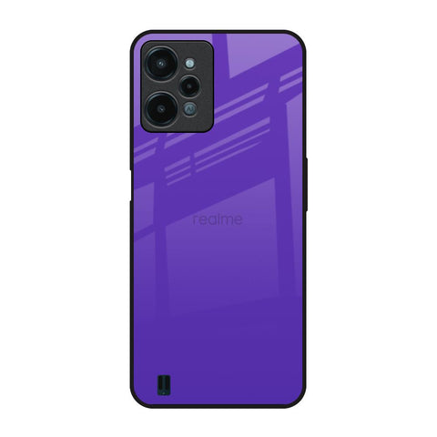 Amethyst Purple Realme C31 Glass Back Cover Online