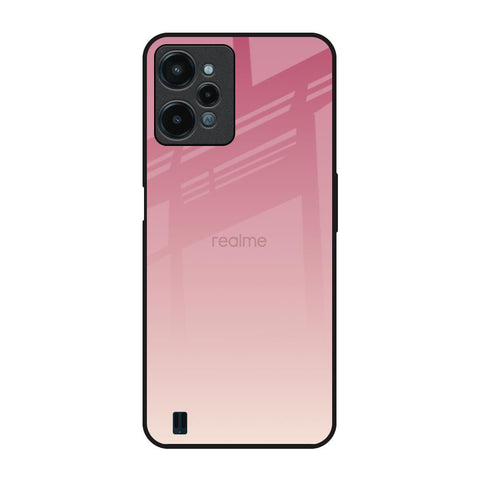 Blooming Pink Realme C31 Glass Back Cover Online