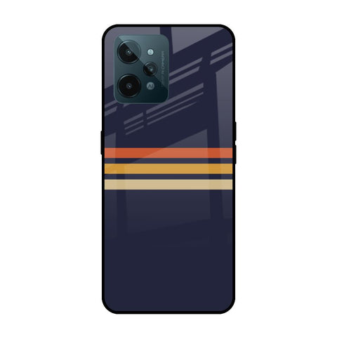 Tricolor Stripes Realme C31 Glass Cases & Covers Online