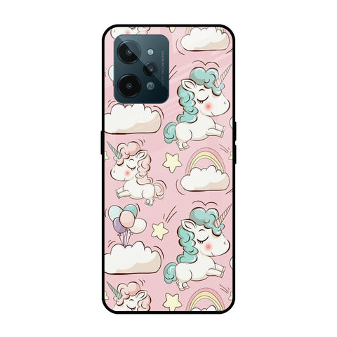 Balloon Unicorn Realme C31 Glass Cases & Covers Online