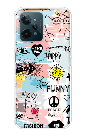 Happy Doodle Realme C31 Back Cover