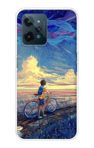 Riding Bicycle to Dreamland Realme C31 Back Cover