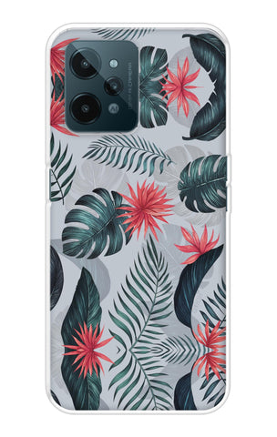 Retro Floral Leaf Realme C31 Back Cover