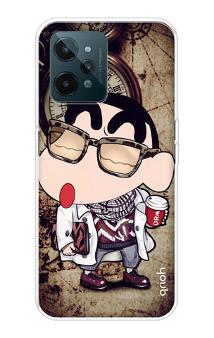 Nerdy Shinchan Realme C31 Back Cover