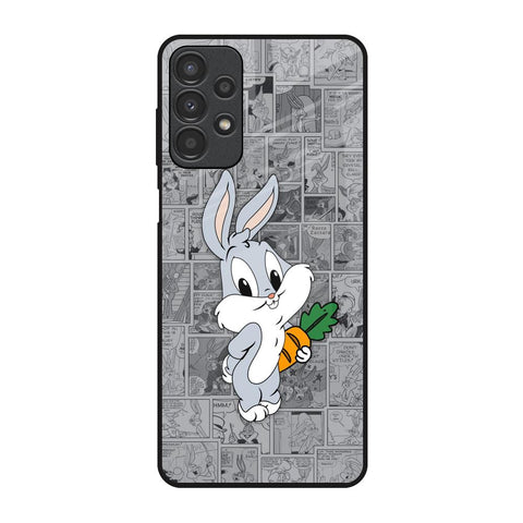 Cute Baby Bunny Samsung Galaxy A13 Glass Back Cover Online