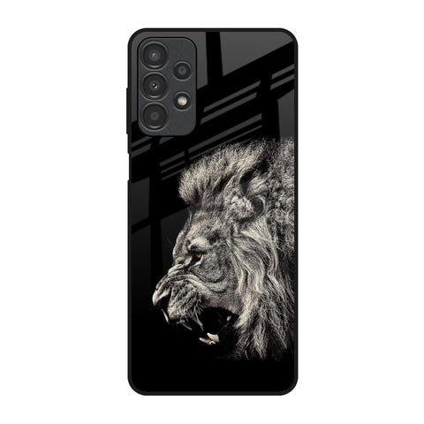Brave Lion Samsung Galaxy A13 Glass Back Cover Online