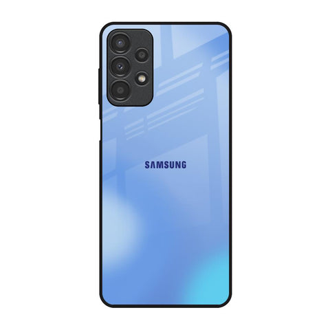 Vibrant Blue Texture Samsung Galaxy A13 Glass Back Cover Online