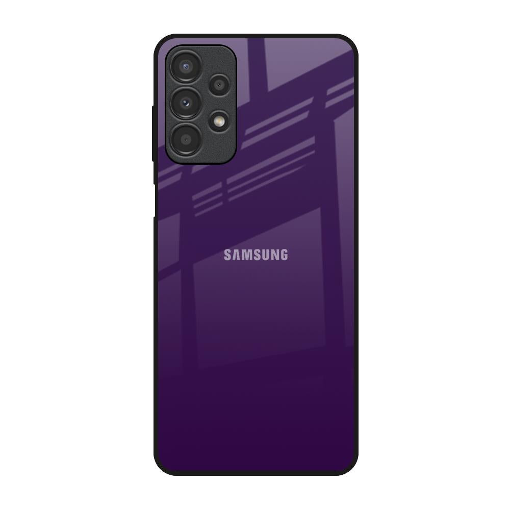 Dark Purple Samsung Galaxy A13 Glass Back Cover Online
