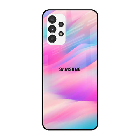 Colorful Waves Samsung Galaxy A13 Glass Cases & Covers Online