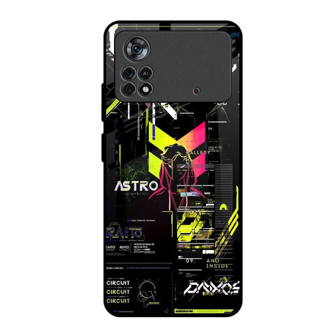 Astro Glitch Poco X4 Pro 5G Glass Back Cover Online