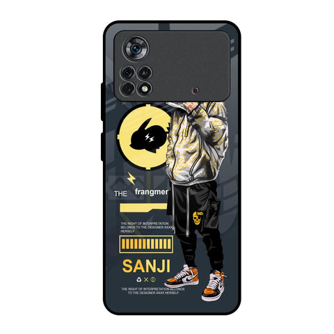 Cool Sanji Poco X4 Pro 5G Glass Back Cover Online