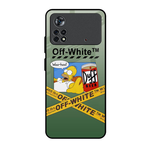 Duff Beer Poco X4 Pro 5G Glass Back Cover Online